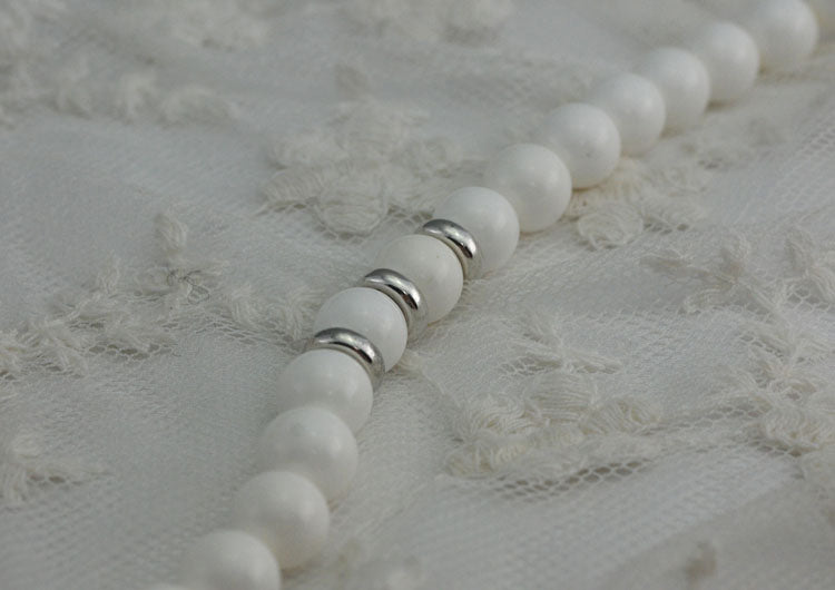 Sterling Silver Plain Flat Cylinder Bead Spacer S925 Finding