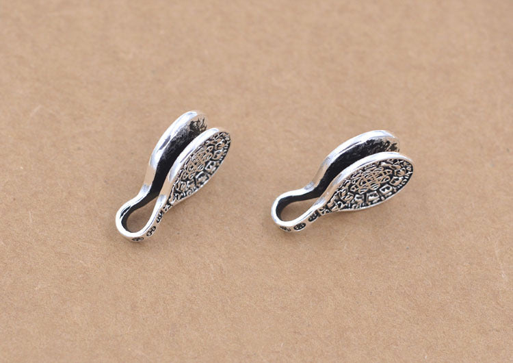 Sterling Silver Tiny Round Zodiac Coin Charm Pendant S925 Finding