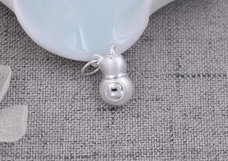 Pendentif à breloque gourde en argent sterling S990