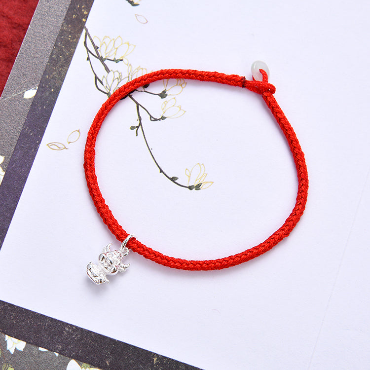 Pendentif à breloque taureau en argent sterling S925