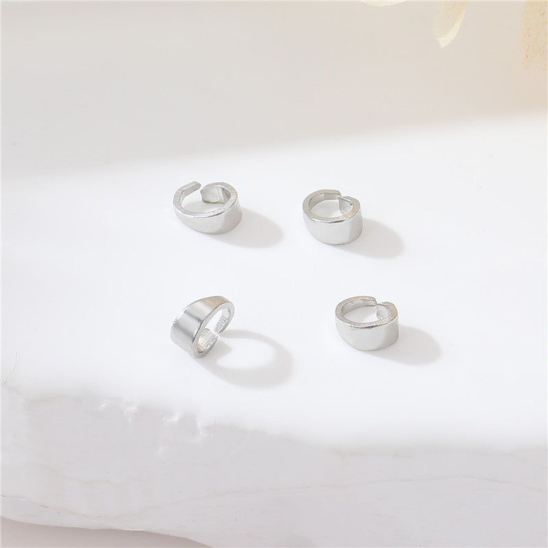 10 Bails brillants en forme de goutte d'eau, connecteur d'anneaux supérieurs suspendus 14K GF