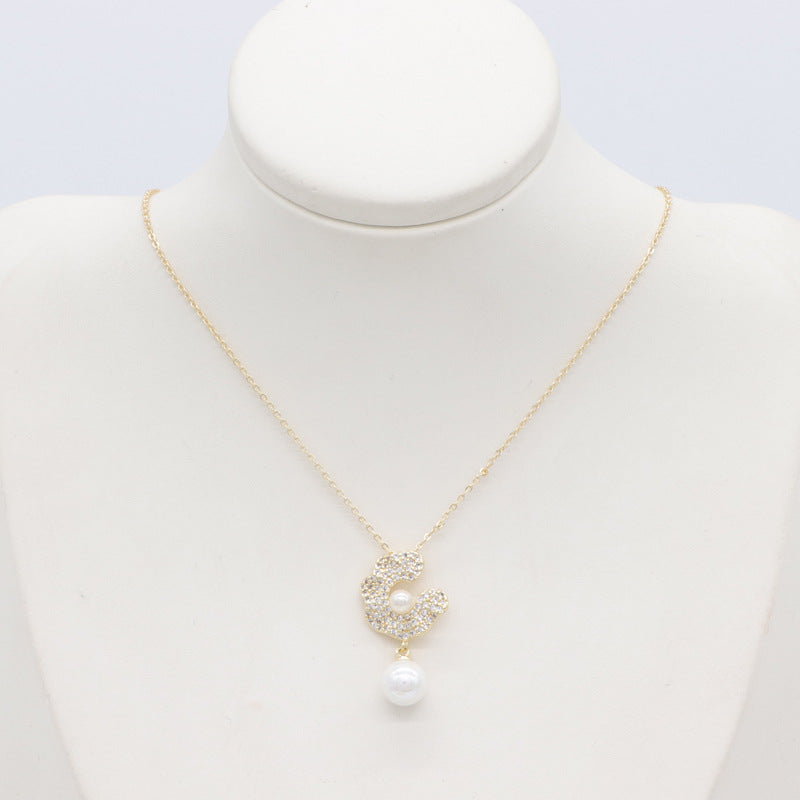 Collier à chaîne câblée à breloque 2 feuilles, lune et étoile, orné de strass, ras du cou 14K GF