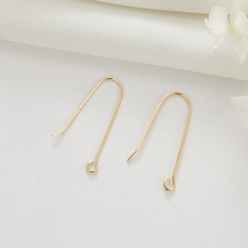 200 Plain Circle Hook Earrings 14K GF Earing