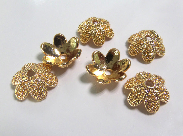 20 capuchons de perles florales, tasse 14K GF, entretoise de perles de charme