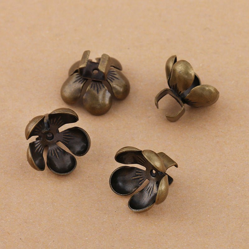 50 boucles de cheveux floraux en filigrane plaqué argent, 12mm, base ronde non poreuse, Base vierge, réglage de la pièce en pierre précieuse
