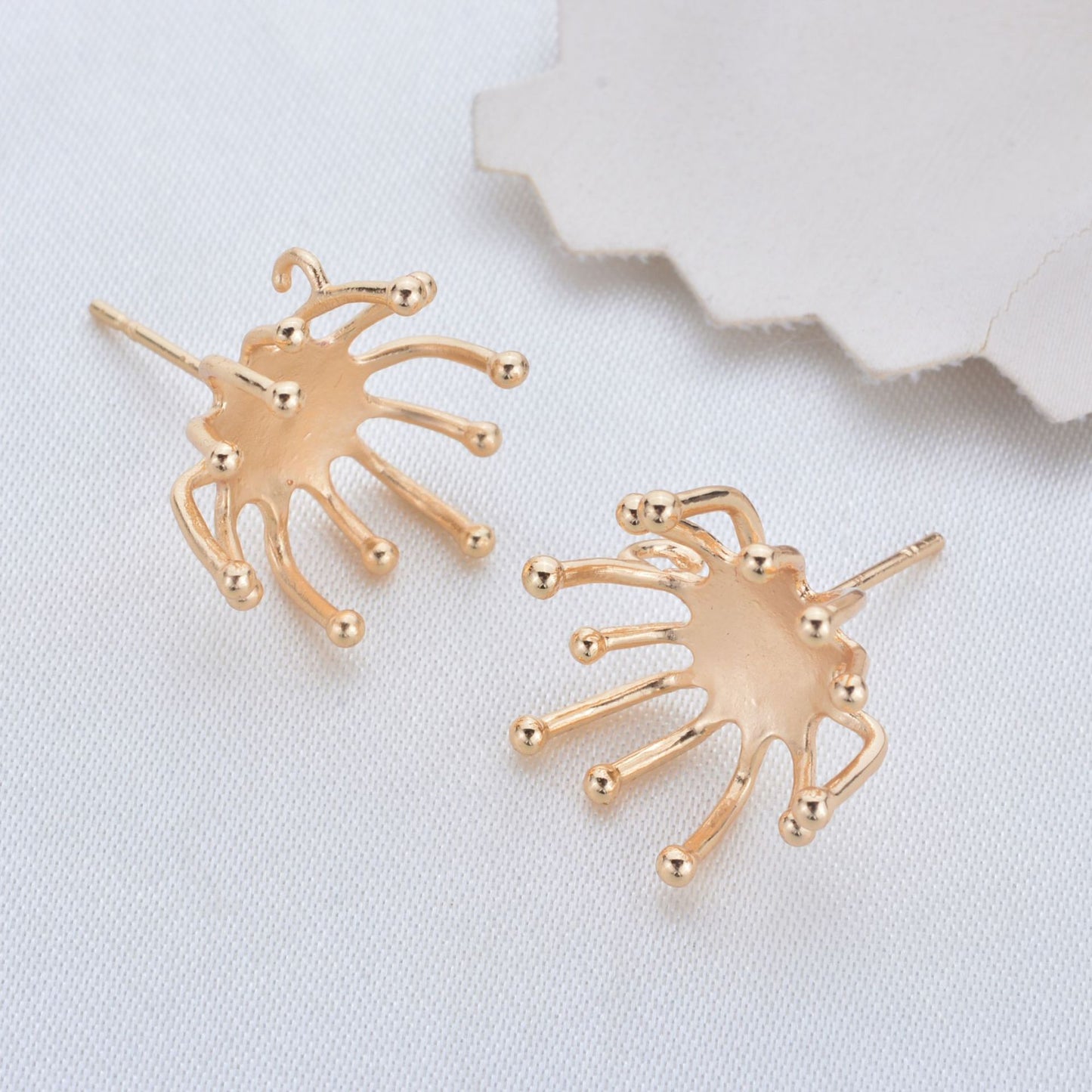 20 boucles d'oreilles florales 14K GF Earing