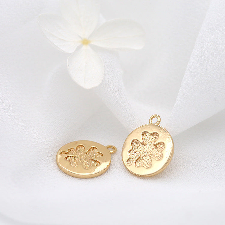 10 Bee Beauty Sun Floral Charm Anhänger 14K GF