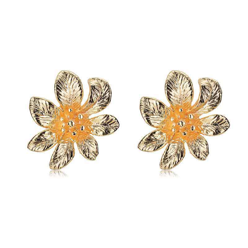 20 Blumen-Ohrstecker mit Öse, 14 K GF