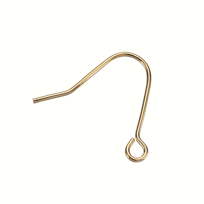 100 boucles d'oreilles à crochet uni 14K GF
