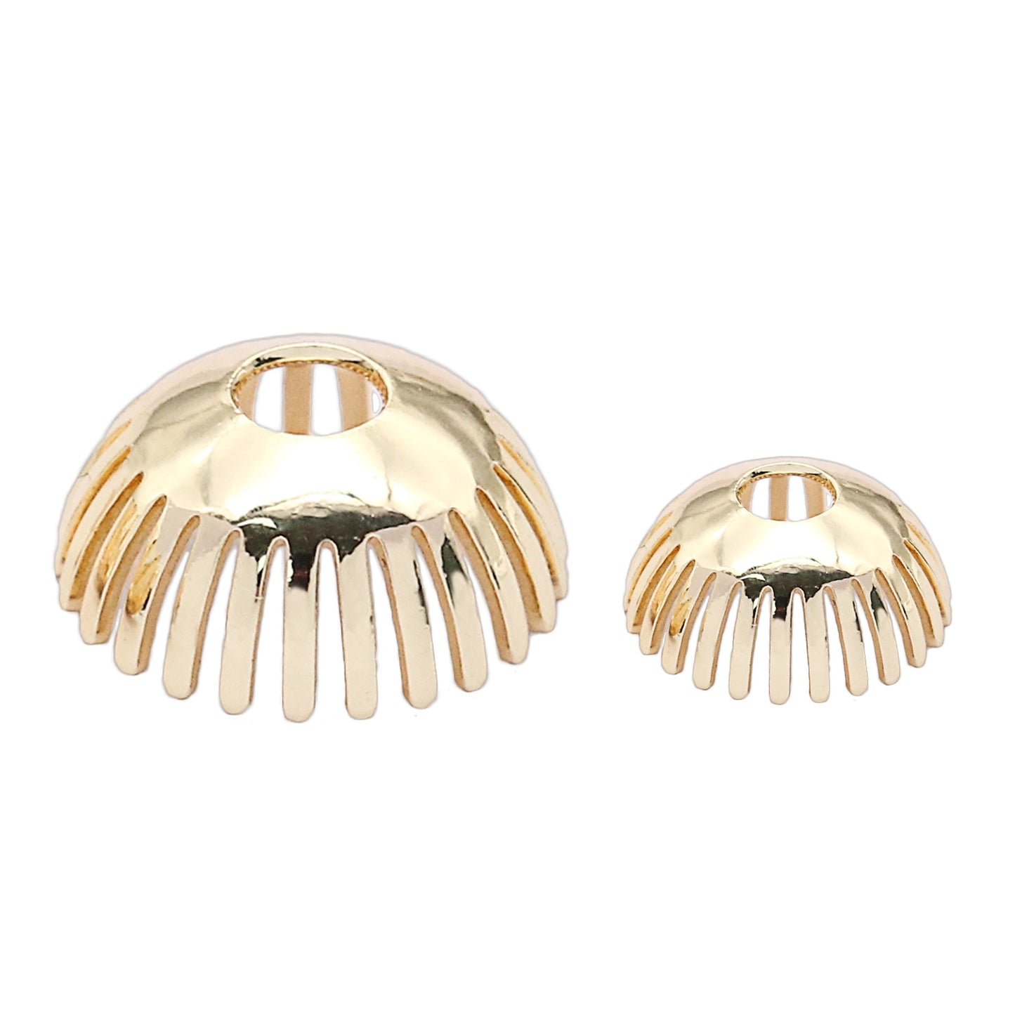 10 capuchons de perles rondes, entretoise de perles de charme 14K GF