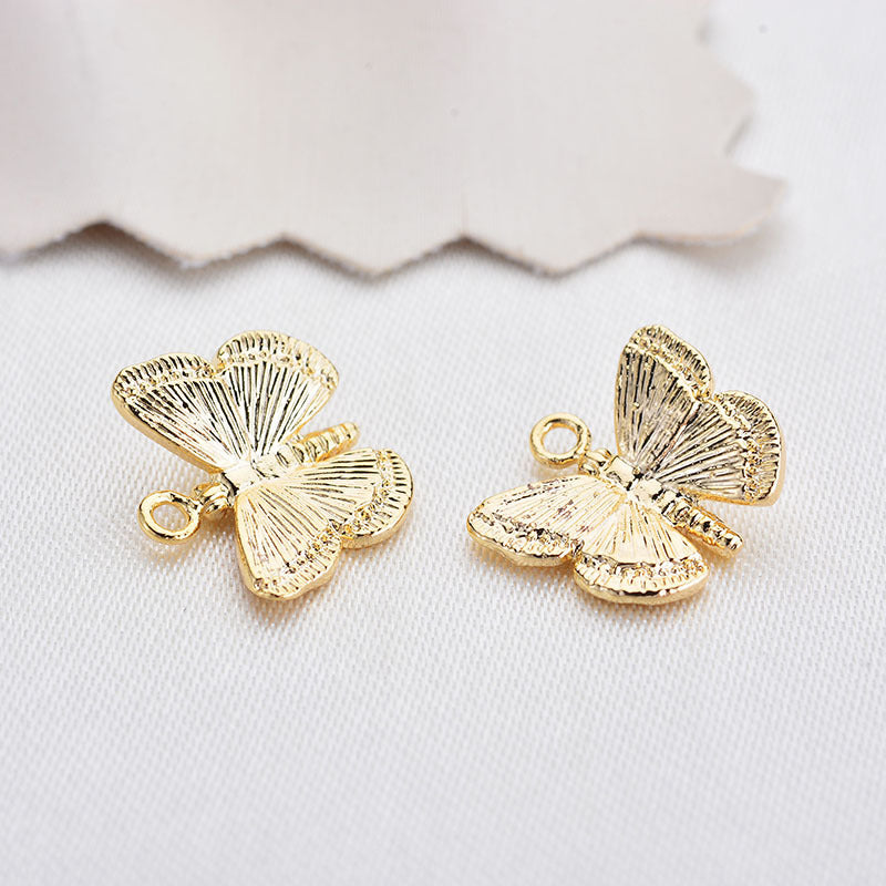 20 pendentif à breloque papillon 14K GF