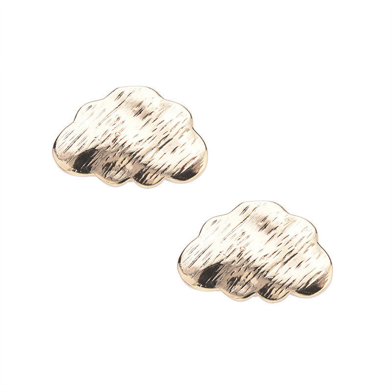 20 boucles d'oreilles à tige en forme de nuage givré avec boucles d'oreilles multiples 14K GF