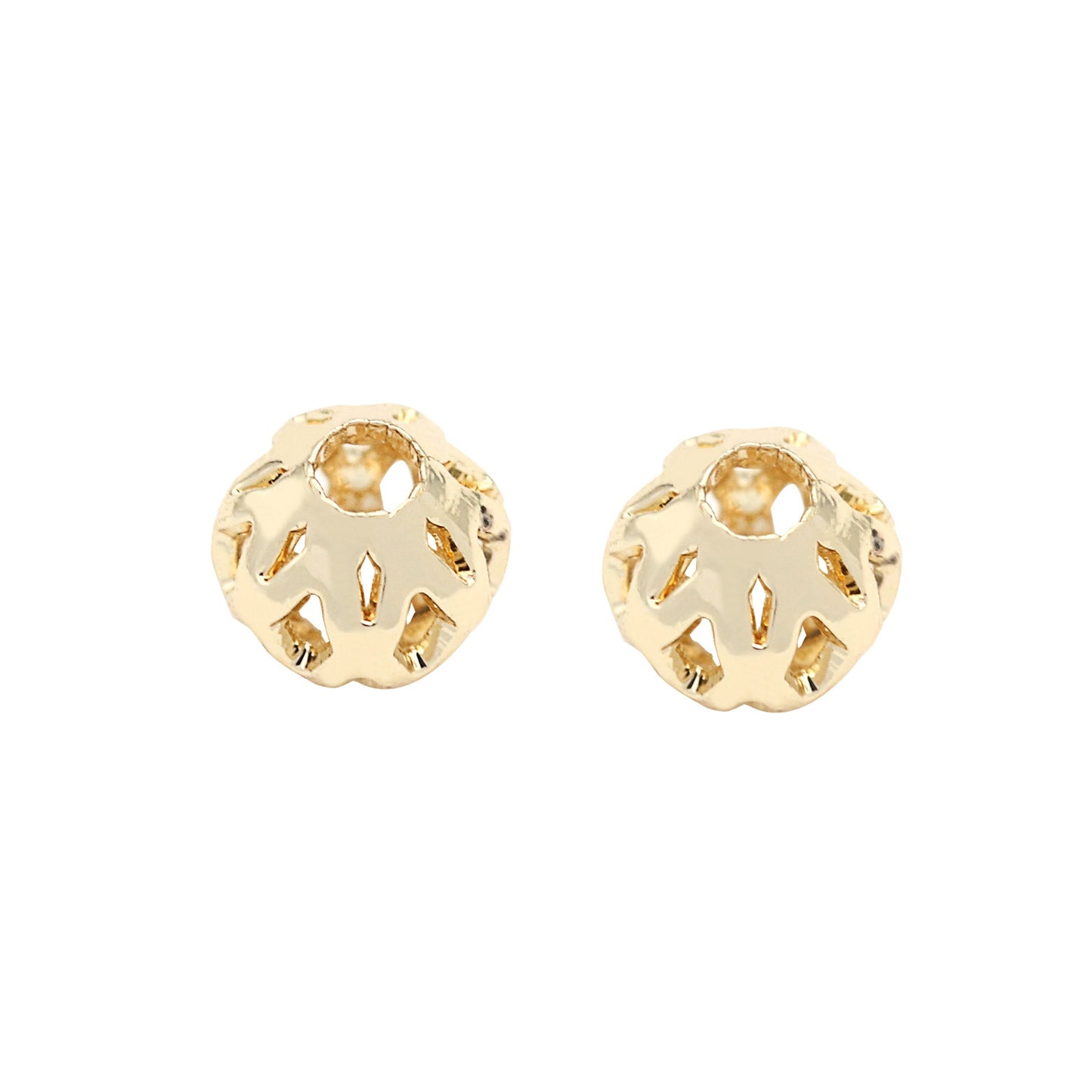 20 perles rondes creuses 14K GF, breloque en cuivre, entretoise de perles
