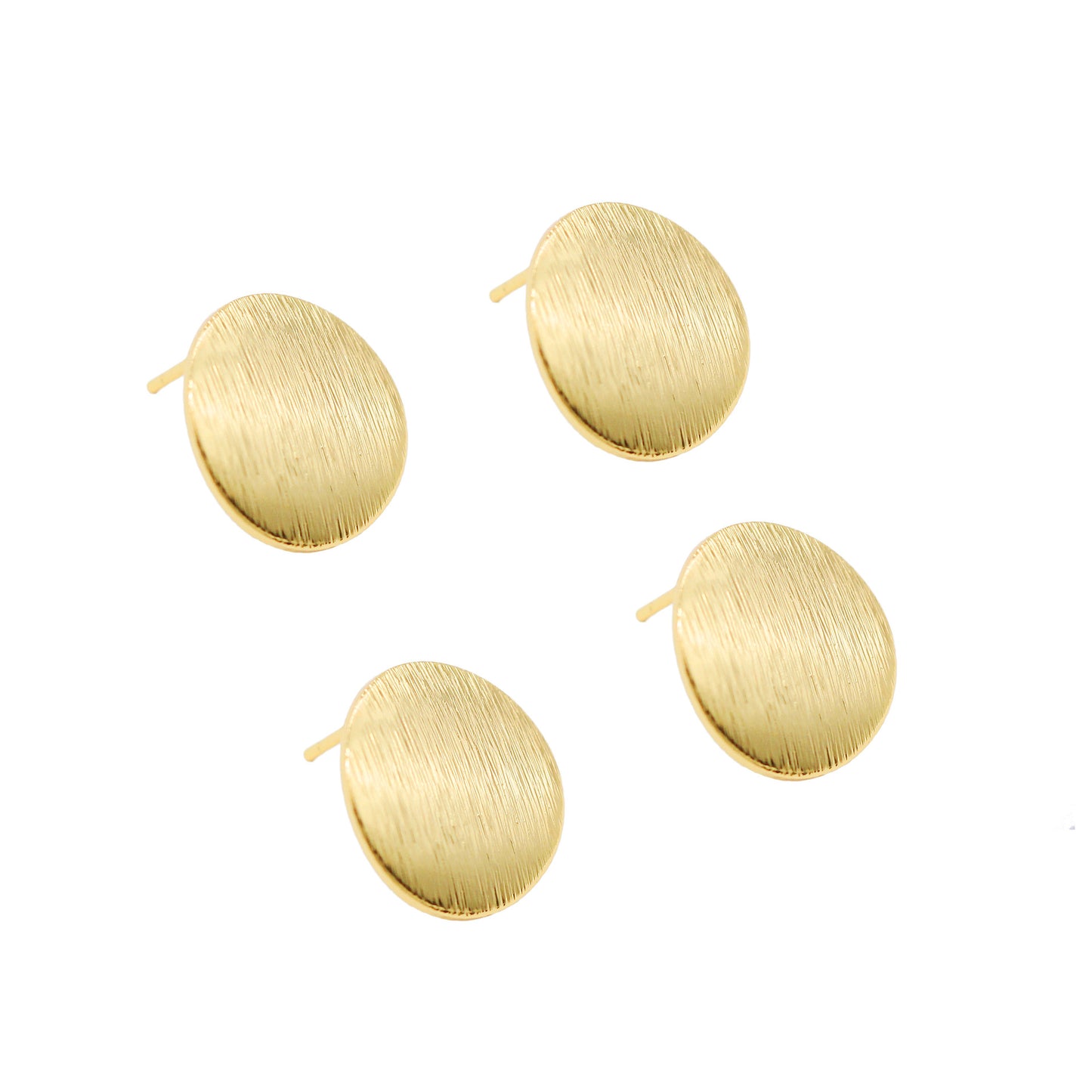 20 boucles d'oreilles rondes incurvées givrées avec boucle d'oreille 14K GF