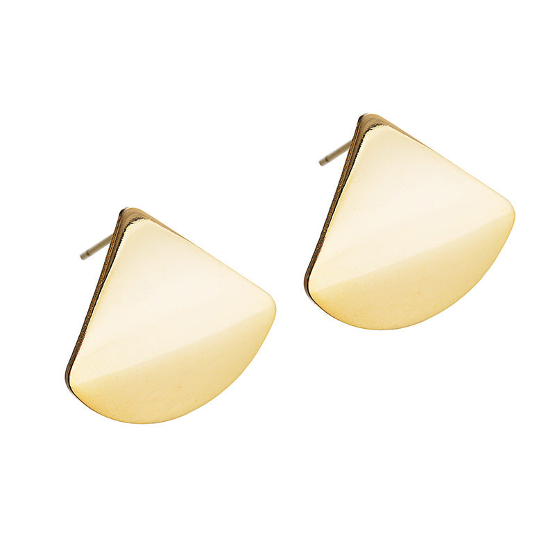 20 boucles d'oreilles en forme d'éventail incurvées et brillantes avec boucle d'oreille 14K GF