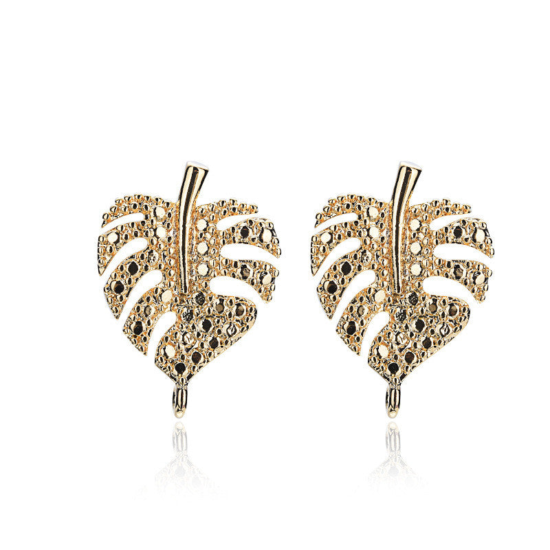 20 Blatt-Ohrstecker mit Öse, 14-karätiges GF-Ohrring