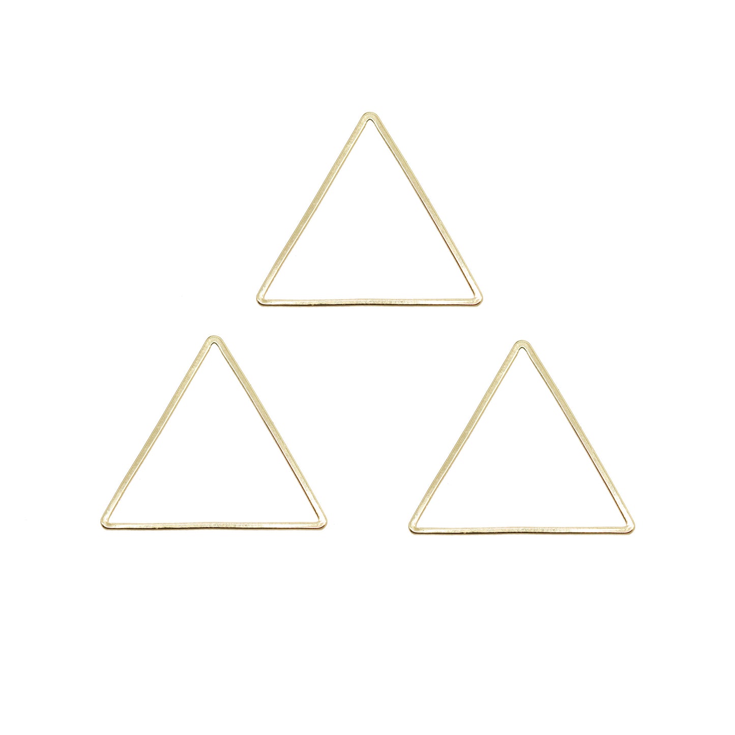 Pendentif à breloque cercle 20 triangles 14K GF
