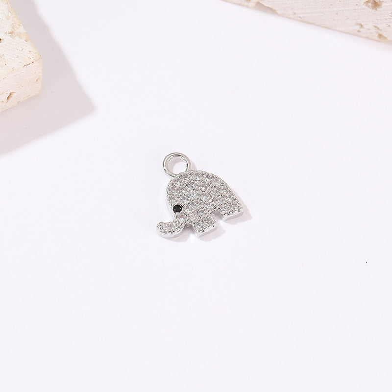 2 Schmetterling-Stern-Schloss-Charm-Anhänger, Emaille, Epoxidharz, Strass, verziert, 14 K GF