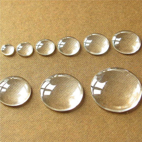 Rockin Beads Brand, 15 Clear Glass Dome Tile Cabochon Clear 40x30mm Non-calibrated Oval - Foto 12