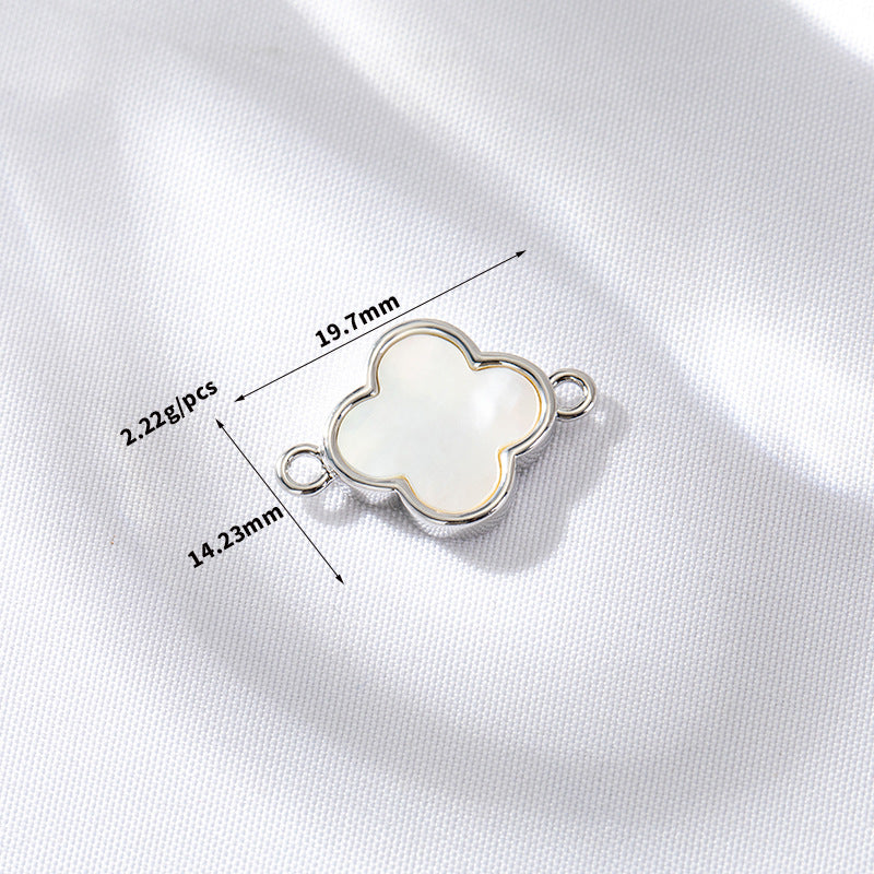 2 coeur étoile sirène queue de baleine violoncelle papillon clé nuage croix pendentif à breloque coquille strass embelli 14K GF