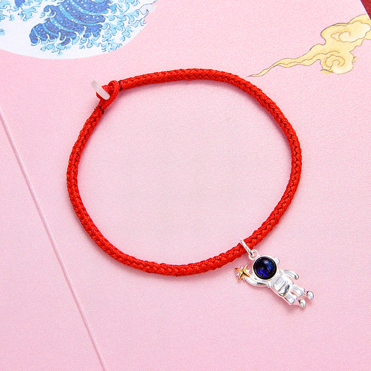 Sterling Silver Astronaut Charm Pendant S925 Finding