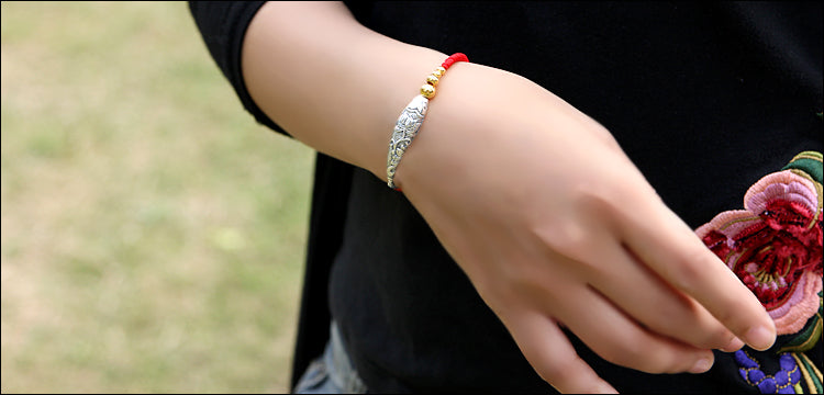 Sterling Silver Rhinestone Bent Fish Pipe Bead Spacer S925 Finding