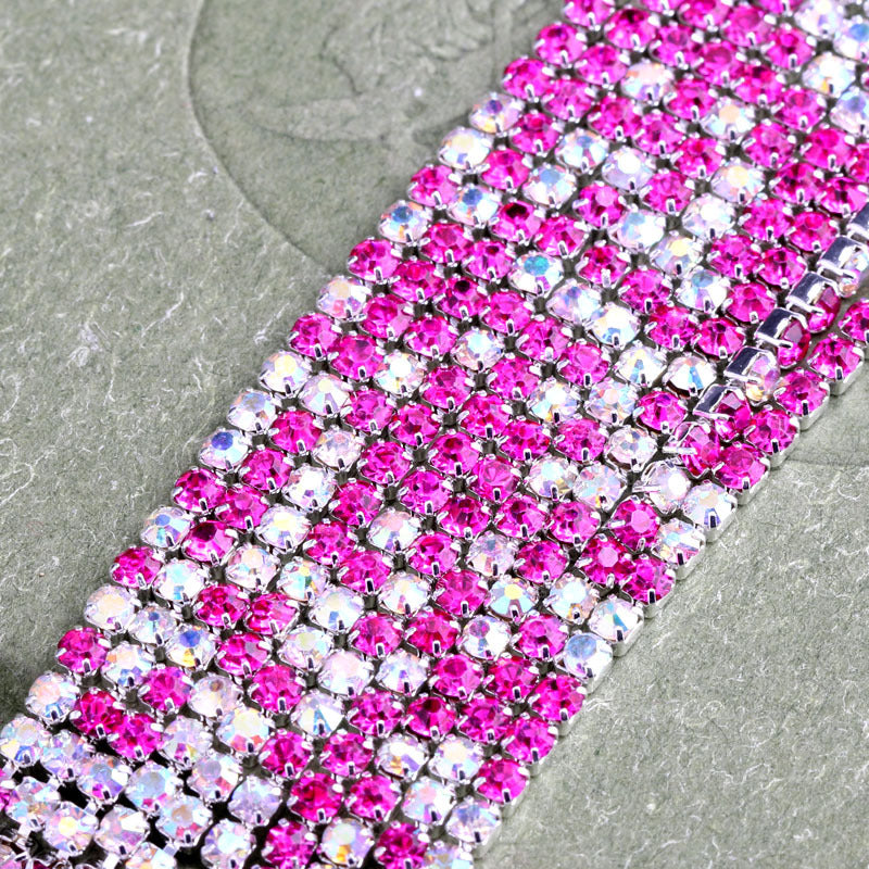 10yd MixColor Strass Cup Kette Silber Trim Metall Cup Close Chain Schmuck Hochwertige Hochzeit Schleier Finden 2mm 2,5mm 2,8mm 3mm