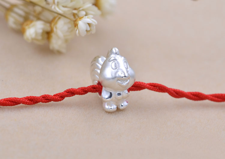 Sterling Silver Carved Chinese Zodiac Bead Spacer S990 Finding