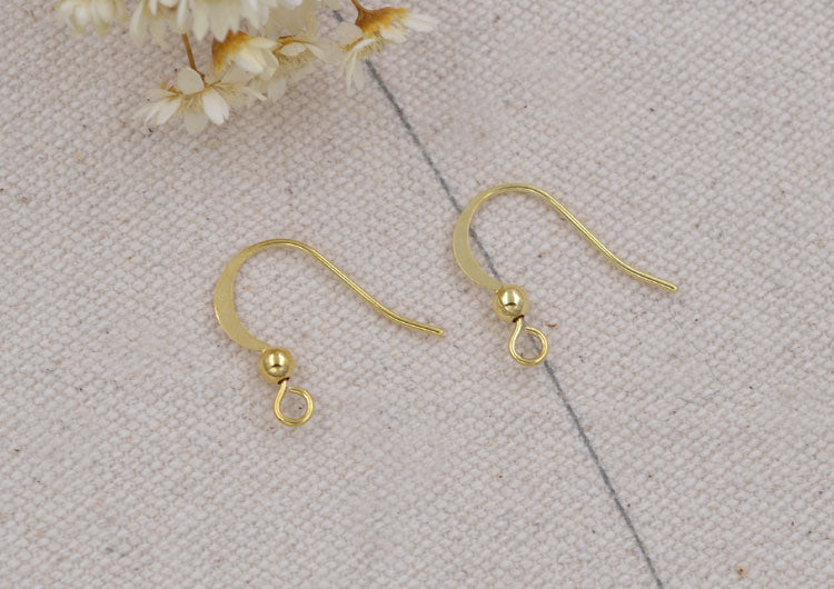 Crochets de boucles d'oreilles en argent sterling 1/20 14K GF Boucle d'oreille