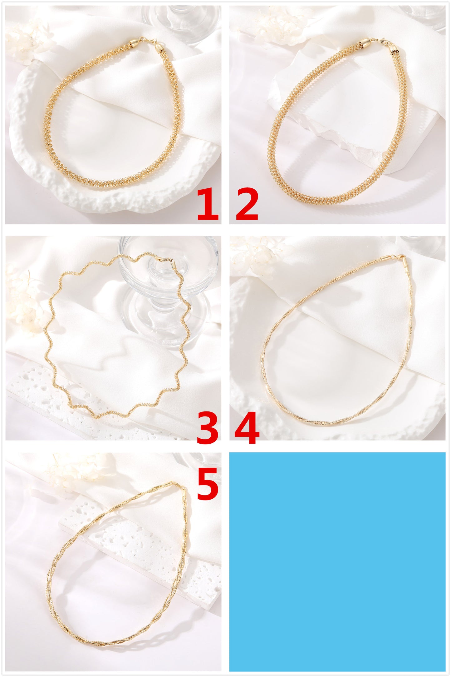 Collier 2 chaînes serpent 14K GF ras du cou
