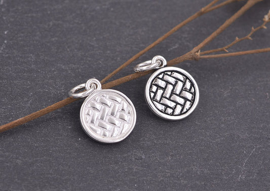 Pendentif à breloque minuscule en argent sterling S925