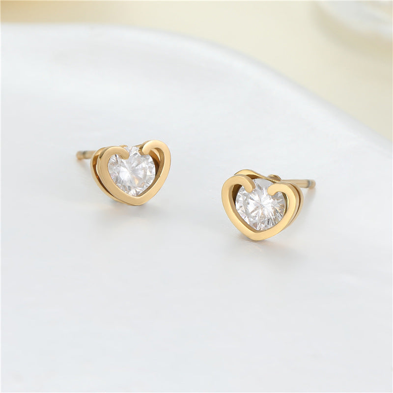 4 Émail Époxy Trèfle à quatre feuilles Orange Pastèque Floral Papillon Carré Coeur Cactus Boucles d’oreilles à tige 14K GF Strass Embelli Boucle d’oreille