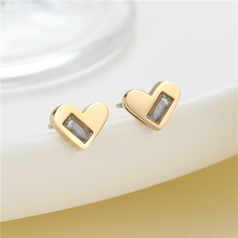 4 Émail Époxy Trèfle à quatre feuilles Orange Pastèque Floral Papillon Carré Coeur Cactus Boucles d’oreilles à tige 14K GF Strass Embelli Boucle d’oreille