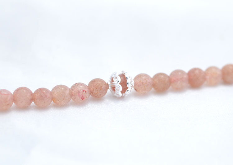 Sterling Silver Floral Bead Cap Cup S925 Finding