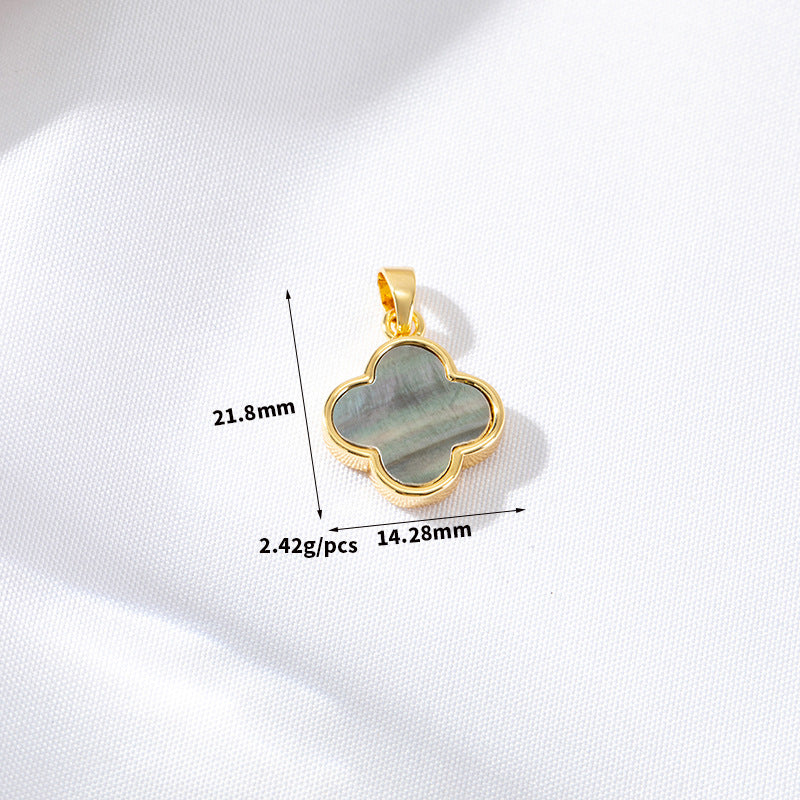 2 coeur croix rectangle rond ovale pendentif à breloque coquille embellie 14K GF
