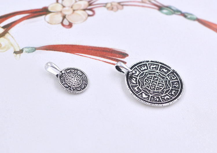 Sterling Silver Zodiac Gossip Charm Pendant S925 Finding