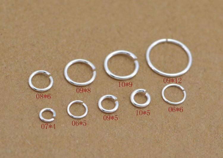 Sterling Silver Open Circle Round Jump Ring S925 Finding