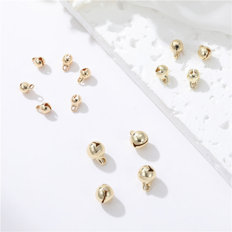 10 pendentif à breloque petite cloche 14K GF