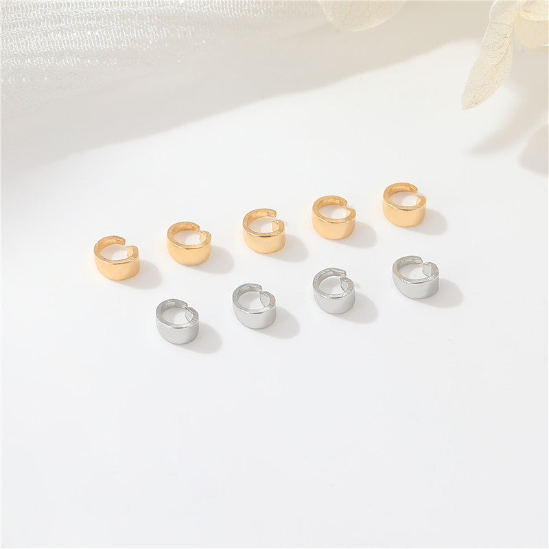 10 Bails brillants en forme de goutte d'eau, connecteur d'anneaux supérieurs suspendus 14K GF