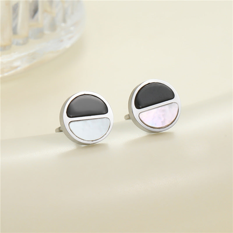 4 Émail Époxy Trèfle à quatre feuilles Orange Pastèque Floral Papillon Carré Coeur Cactus Boucles d’oreilles à tige 14K GF Strass Embelli Boucle d’oreille