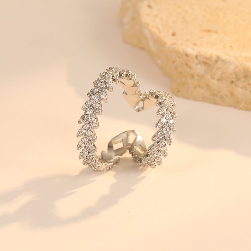 4 Chunky Earcuff Earrings Rhinestone Embellished 14K GF Earing