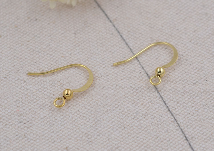 Crochets de boucles d'oreilles en argent sterling 1/20 14K GF Boucle d'oreille