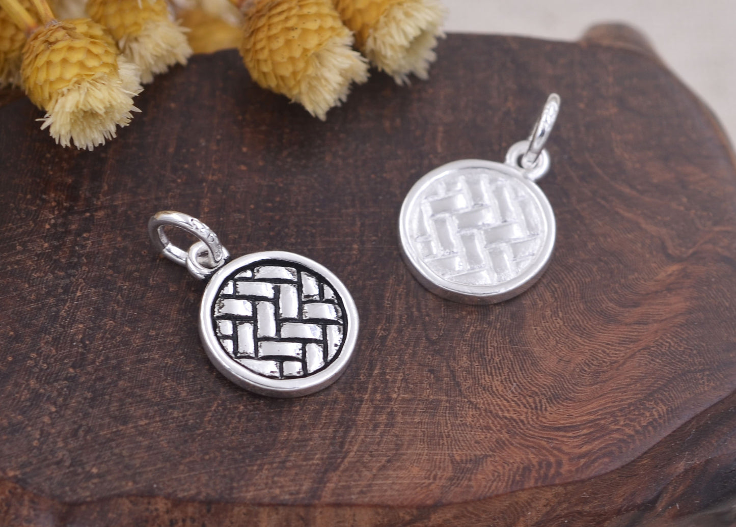 Pendentif à breloque minuscule en argent sterling S925