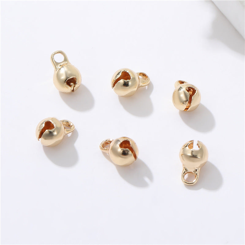 10 pendentif à breloque petite cloche 14K GF