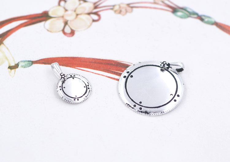 Sterling Silver Zodiac Gossip Charm Pendant S925 Finding