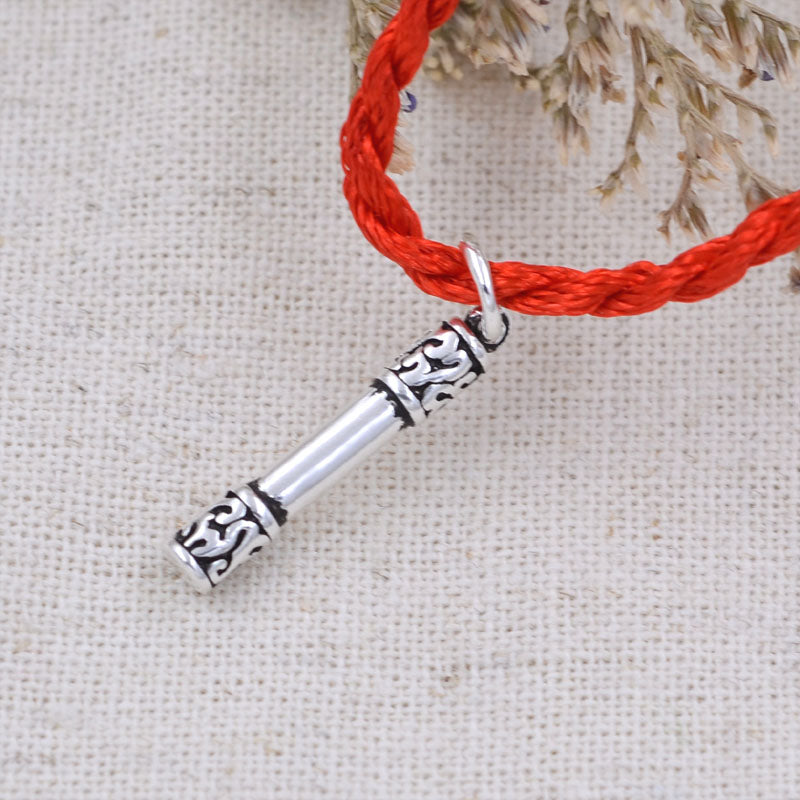 Pendentif à breloque en argent sterling, petit gourdin doré du roi singe, S925