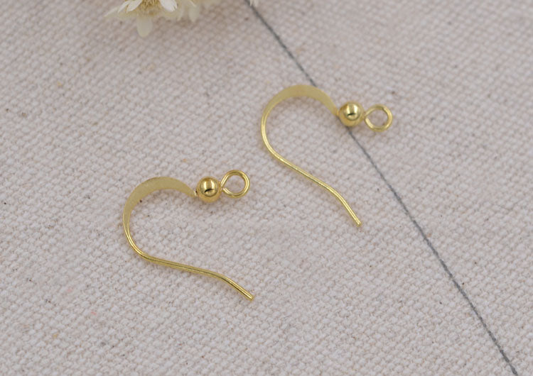 Crochets de boucles d'oreilles en argent sterling 1/20 14K GF Boucle d'oreille
