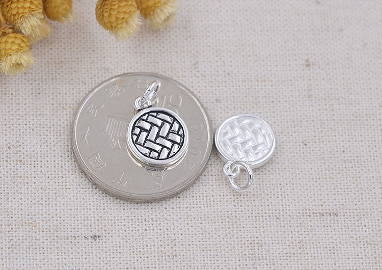 Pendentif à breloque minuscule en argent sterling S925