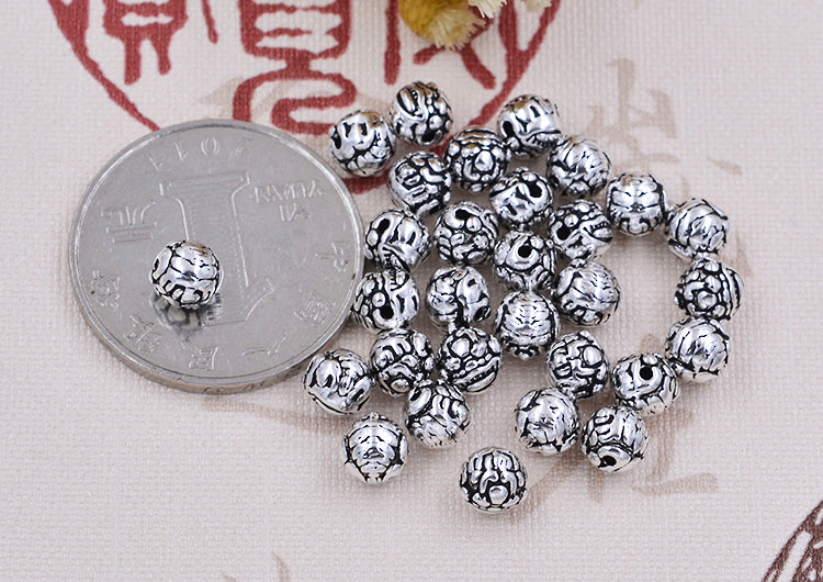 Sterling Silver Lion Bead Spacer S925 Finding