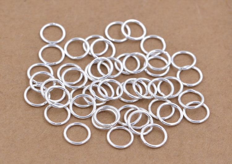 Sterling Silver Close Circle Round Jump Ring S925 Finding